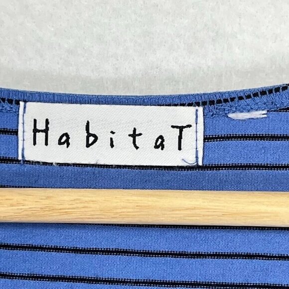 Habitat Striped Tunic Art Teacher Academia Boho Comfort Free Spirit L - Picture 3 of 5